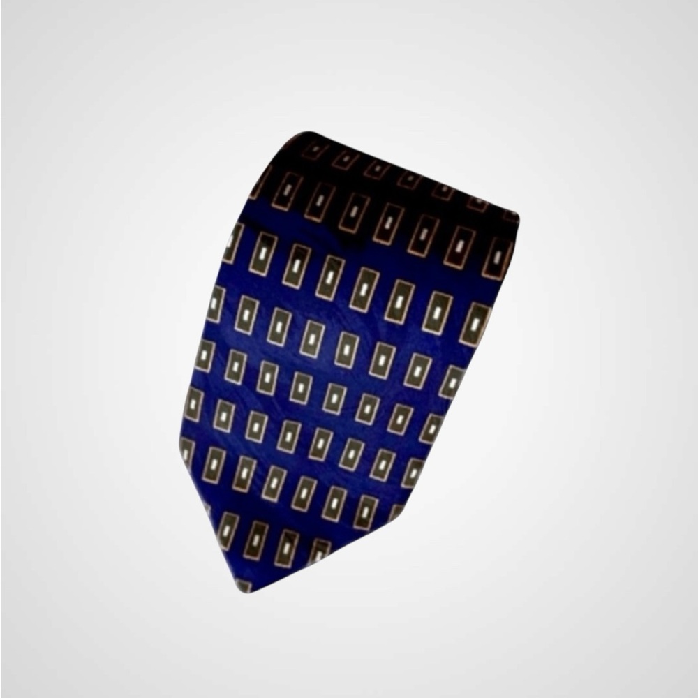 Enzo Felini Classic Geometric Silk Tie Hand Made in Italy